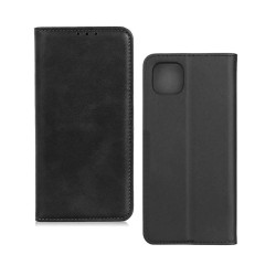 Leather Flip Cover with Internal Pocket for Samsung Galaxy A22 5G Black Leather Flip Cover with Internal Pocket for Samsung Galaxy A22 5G Black